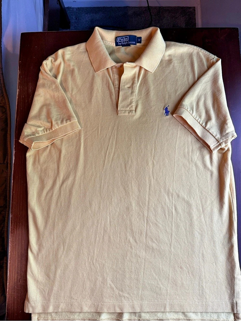 Polo Ralph Lauren Classic Fit Cotton Mesh Polo Shirt yellow
